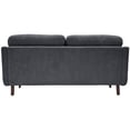 thumbnail image 3 of Serta Sierra Collection 61" Loveseat in Slate Gray, 3 of 10