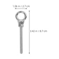 thumbnail image 2 of BESTYASH Boulon à Œil Auto-Taraudeuse Vis Acier Inoxydable Argent 1ensemble, 2 of 7