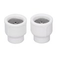 thumbnail image 2 of Juego de 2 Copas de Soldadura Tig Bling Bling Cerámica Blanca para Soplete DB SR WP 9 20 25, 2 of 12