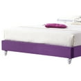 thumbnail image 3 of Transitional Purple Upholstered Full Bed, 3 of 5