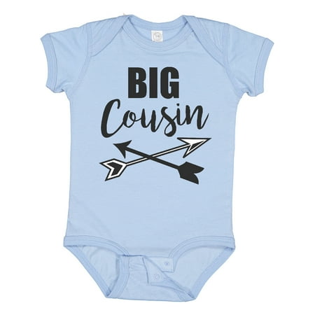 

Inktastic Big Cousin with Arrows Gift Baby Boy or Baby Girl Bodysuit