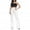 White, variant on LYXSSBYX Long Trousers Women Pants for Office Women's High Waist Fashion Solid Loose Wide Long Trousers Flowing Palazzo Pants