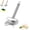 #B*1, variant on Stainless Steel Rolling Dumpling Wrapper Cutter, Manual Dough Cutting Tool with Wooden Handle for Home Kitchen Pastry Making (#A*1)