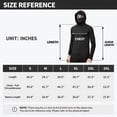 thumbnail image 5 of Greenink Men's Hooded Sun Protection Shirt with Built-in Face Mask, Lightweight Quick Dry Long Sleeve Fishing Hiking Outdoor Rash Guard Tee, 5 of 5