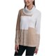 thumbnail image 1 of Calvin Klein suéter de patchwork para mujer, beige, grande, 1 of 1