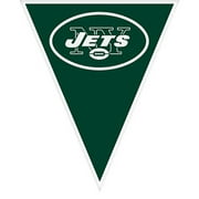 Partypro 122345 New York Jets Pennant Banner