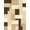 Brown Beige, Pattern 1, variant on ODIKA 8'x10' Washable Area Rug Beige Abstract Interlocking Shapes Neutral Blocks Brushstroke Large Flowing for King Size Bedroom Under Bed, Master Suite, Non-Shedding, Easy Care