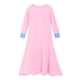 thumbnail image 4 of Odeerbi Niñas Vestido Musulmán Algodón Con Hijab Una-Pieza Vestido Oración Islámica Color Sólido Vestido Manga Larga Con Pañuelo En La Cabeza Conjunto, 4 of 8