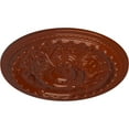 thumbnail image 3 of 38 3/8"OD x 2 7/8"P Oslo Ceiling Medallion (Fits Canopies up to 7 5/8"), Hand-Painted Firebrick, 3 of 6