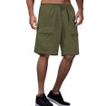 thumbnail image 2 of Men's Casual Shorts with Drawstring Pockets for Everyday Comfort and Style Ideal for Spring and Summer Activities, 2 of 3