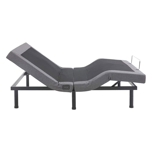 Classic Brands Adjustable Comfort Bed Base with Massage and USB Port, Full