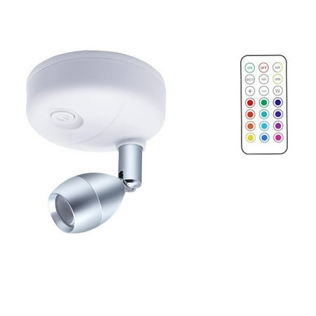 

13 Color LED Wireless Rgb Remote Control Cabinet Spotlights Border Angle Adjustable Atmosphere Pat Light Night Light Baby Light Fun Stuff for Teen Girls Motion Night Light Motion Indoor Lights Two