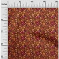thumbnail image 1 of oneOone Cotton Poplin Cocoa Brown Fabric Batik Craft Projects Decor Fabric Printed By The Yard 42 Inch Wide, 1 of 4