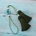 thumbnail image 4 of Long Crafts Tassel DIY for Ears Handmade Jewellery Accessories 60mm Green, 4 of 8