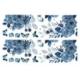 thumbnail image 1 of Yuarrent 2 Unids Hechicera Azul Flor de Mariposa Etiqueta de La Pared Reutilizable Dormitorio Porche Casa Embellecimiento de la Pared Decoración Pintura Decoración del hogar Yuarrent HA022102-00, 1 of 1