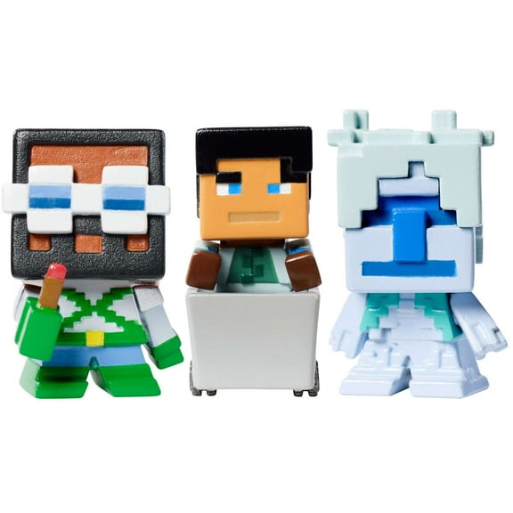 Minecraft Mini Figure Biome Settlers Series Tundra 3-Pack