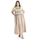 thumbnail image 1 of Vestido largo con olanes Roman Fashion/ Tallas Extras, 4360 (Cafe) cafe 36, 1 of 6