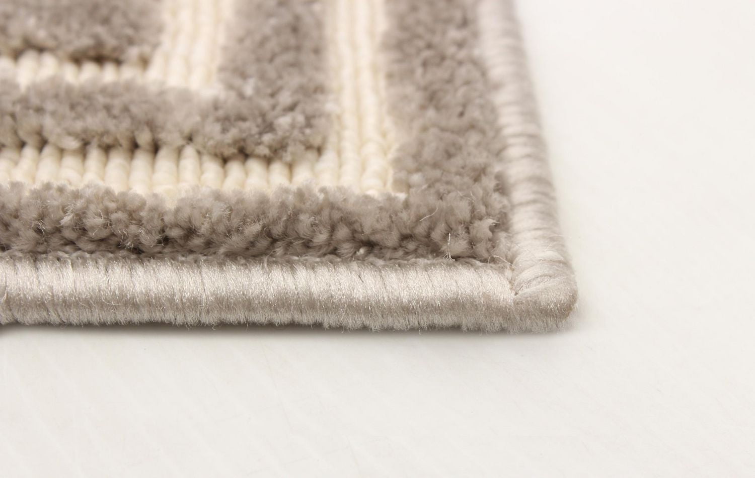 ECARPET Modern Area Rug for Dining Room, Living Room, Bedroom or Den Trona Taupe