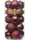 thumbnail image 1 of KI Store Bolas de Navidad Blancas 34 Piezas Adornos de decoración de árbol de Navidad de 2,36 Pulgadas para árbol de Navidad Corona navideña Adornos de decoración Ganchos Incluidos, 1 of 4