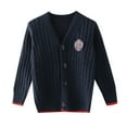 thumbnail image 1 of Liyamei Girls And Toddler Long Sleeve Cable Knit Button Cardigan Sweater For Autumn Fall And Winter,7-8 Years, 1 of 3