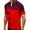 Red, variant on Pitauce Mens Shirts Slim Fit Short Sleeve Print Shirt Summer Casual Outdoor Street Shirt on Clearance
