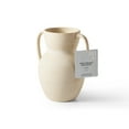 thumbnail image 4 of Better Homes & Gardens Ceramic Handled Distressed Vase, 8.75", Taupe, 4 of 7