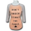 Star Wars D.U.T.F Women's Baseball T-Shirt-Large