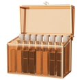 thumbnail image 1 of Youdepot Soporte organizador de lápiz labial – 24 espacios de vidrio templado brillo de labios y organizador de perfume, soporte y organizador de lápiz labial., 1 of 5