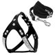 thumbnail image 1 of Soft Suede Leather Dog Harness and Leash Set Rhinestone Puppy Vest With Crystal Bone Pendant For Small Medium Pets Chihuahua ShopWise Round, 1 of 9