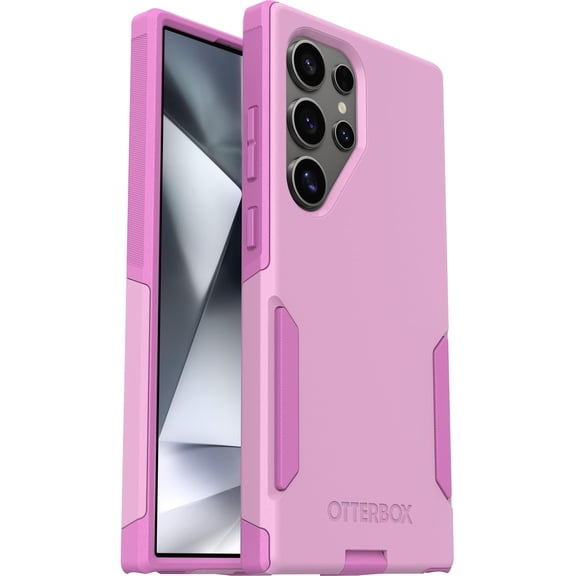 OtterBox COMMUTER SERIES Case for Galaxy S24 Ultra - Run Wildflower (Pink)