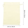 thumbnail image 7 of LOLIPPYY Reusable Cotton Drawstring Bags for Storage Beige Food Bags for Rice Flour Beans 2pcs, 7 of 7