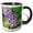 Black/White, variant on 3drose, Grapes on Vine, Skaneateles, New York, Usa., 11oz Mug