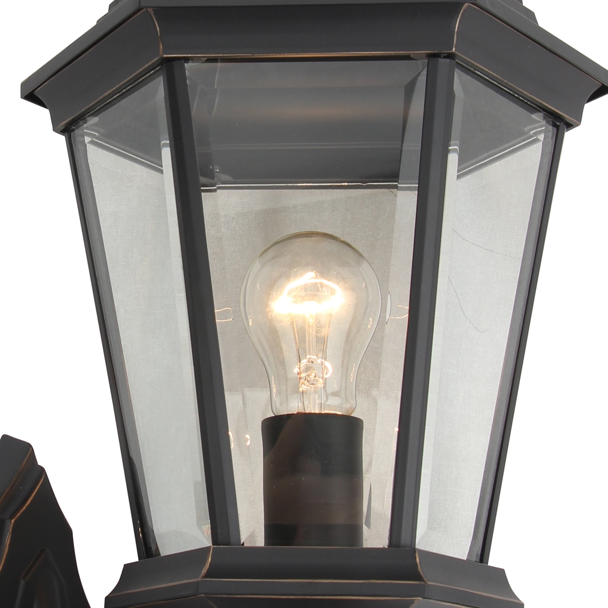 1 Light Outdoor Wall Lantern in Imperial Black
