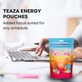 thumbnail image 2 of TeaZa Herbal Energy Pouches Tropical Flavor, 4 Bags, Made From Tea, 100 Pouches, 2 of 7