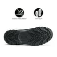 Nortiv 8 Men's Waterproof Outdoor Hiking Trail Boots, Black/Dark/Grey