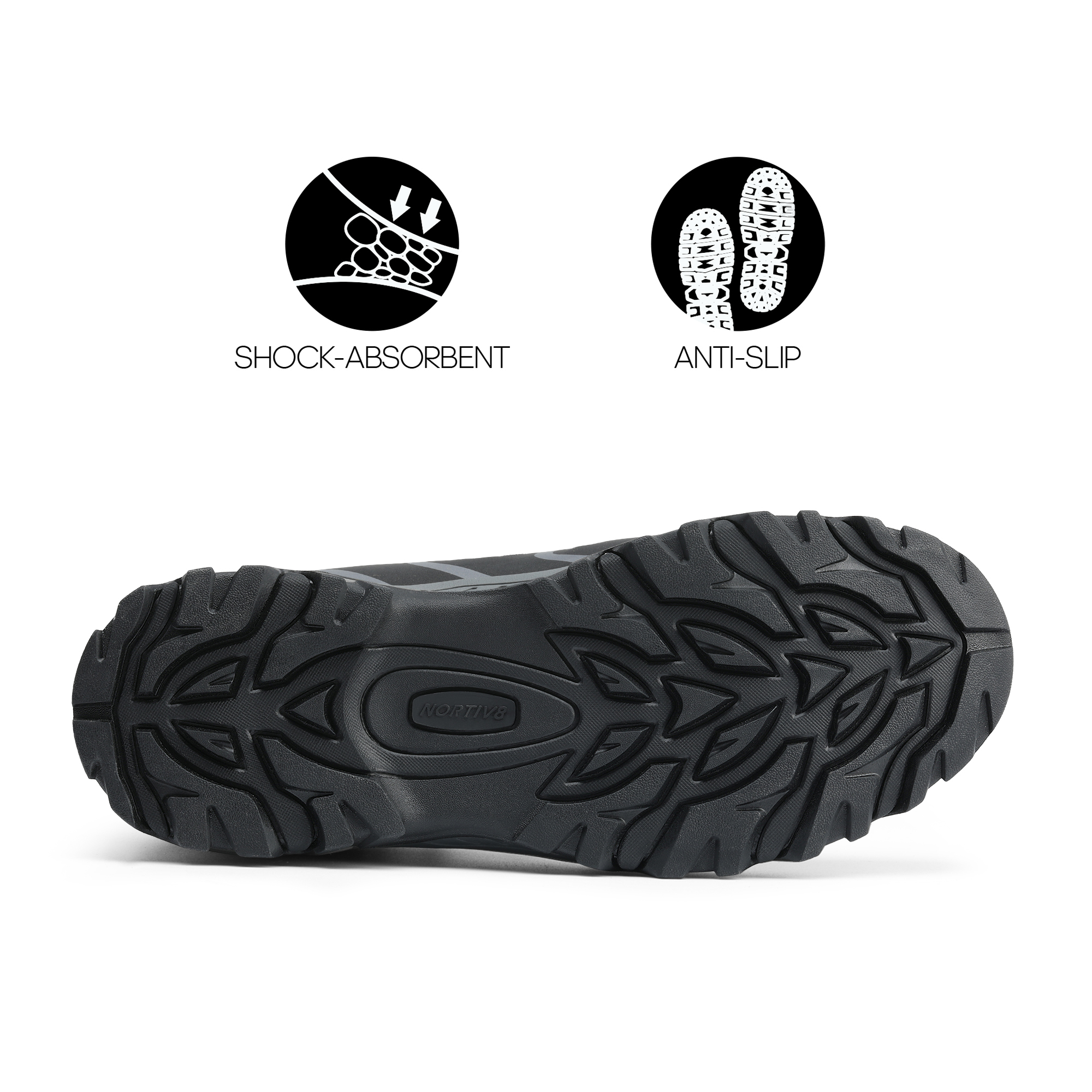 Burudani Men's Waterproof Hiking Boots with Arch Support photo 6