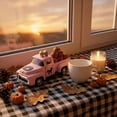 thumbnail image 4 of Halloween Truck Ornament, Halloween Decorations Vintage Metal Truck With Mini Fake Skulls and Pumpkins Ghost Decor Scary Halloween Centerpieces for Table Mantel Pumpkin Tiered Tray Decor, A-14, 4 of 8