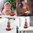 thumbnail image 4 of Boîte à Musique Violon, Boîte à Musique Créative Violon avec Base Musicale Rotative, Boîte à Musique Classique Mini Réplique Instrument Artisanat, Excellent Cadeau pour Garçons Filles, 4 of 4