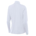 thumbnail image 3 of Women's Antigua White Philadelphia 76ers St. Patrick's Day Intent Quarter-Zip Top, 3 of 4