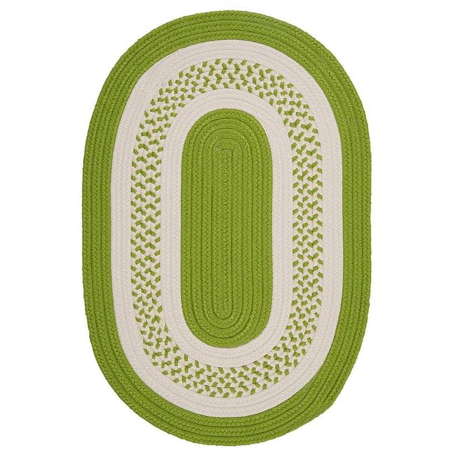 Colonial Mills NT62R072X108 6 x 9 ft. Crescent Rug, Bright Green