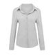thumbnail image 4 of ICHUANYI Clearance Women's Fashion Loose Long Sleeve Blouse V-Neck Casual Pullover Tops Blouses(Gray, L) ICHUANYI WER2023080805484, 4 of 8