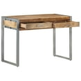 thumbnail image 2 of vidaXL Desk 108x50x75 cm Rough Mango Wood, 2 of 5