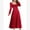 Red, variant on OBEEII Long Puff Sleeve Satin Dress for Women Spring Summer Ruffle Long Dress Soft Flowy Maxi Dresses Party Wedding Guest Outfits