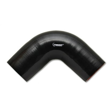 Vibrant Performance 2740 VIB2740 4 PLY 90 DEGREE ELBOW, 2IN I.D. X 7.5IN LEG LENGTH - BLACK