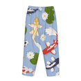 thumbnail image 5 of Daiia Colorful Koi Fish Women's Sleep Pant with Pockets and Drawstring,Pajama Pants-X-Large, 5 of 9