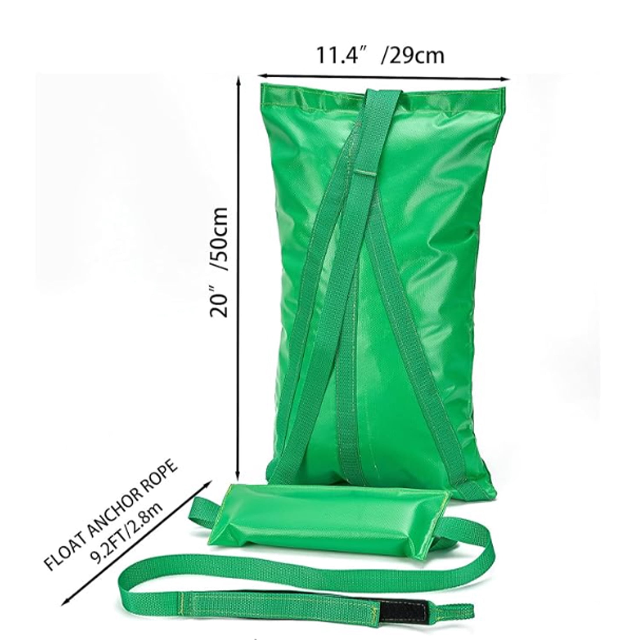 GOGHOST Ultra-Portable Pool Buoy Anchor Bag，With integrated floating anchor rope，No Metal Scratches，2PC