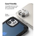 thumbnail image 5 of Ringke Camera Styling for iPhone 12 Mini, Aluminum Frame Camera Lens Protector - Silver, 5 of 10