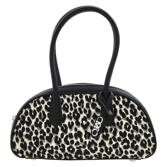 Michael Kors Lulu Small Leopard Print Calf Hair Satchel
