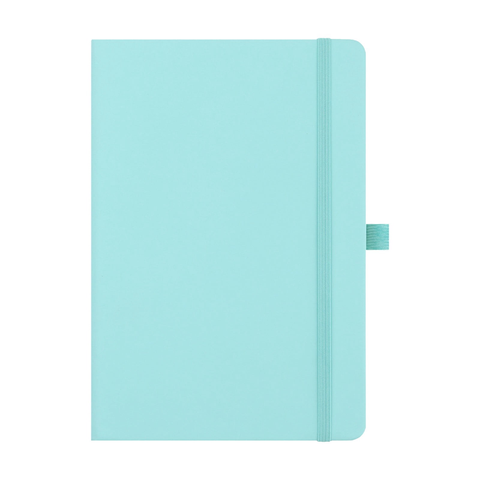 Solivara Lightweight A5 Hardcover Notebook With Pen Elastic For Home And Travel (Pink*1+Sky Blue*1+Light Blue*1+Red*1+Orange*1,6Pcs)