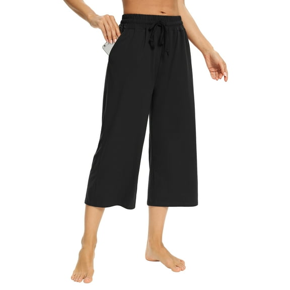 Sarin Mathews Women's Comfy Wide Leg Drawstring Sweatpants with Pockets